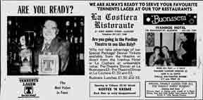 La Costiera advert 1979